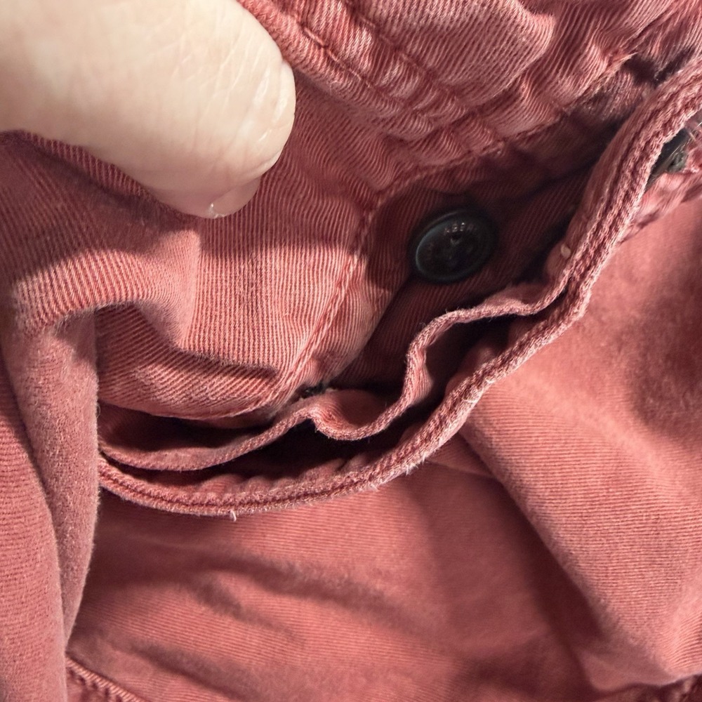 Abercrombie & Fitch Chino Shorts Mens 34 Burnt Red 9" Inseam Board Shorts - Picture 9 of 12